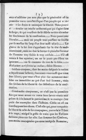 Discours de M. Nodier fils, âgé de douze ans, prononcé à la Société des Amis de la Constitution, séante à Besançon lors de sa réception