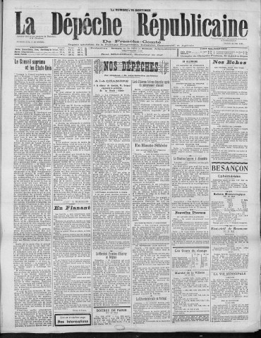 24/05/1921 - La Dépêche républicaine de Franche-Comté [Texte imprimé]