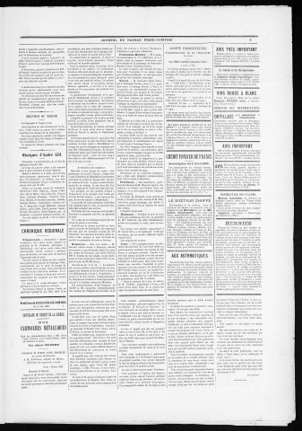 10/05/1885 - Le Paysan franc-comtois : 1884-1887