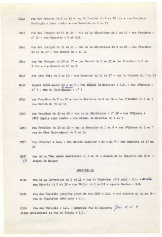 Recensement général de la population 1968 : tableaux récapitulatifs (C), circulaires et instructions, dossiers d'organisation