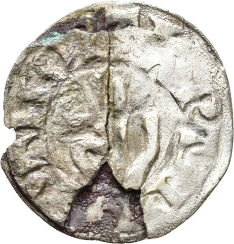 874.1.85 - pièce de monnaie (2) ; fragment (4) ; denier estevenant