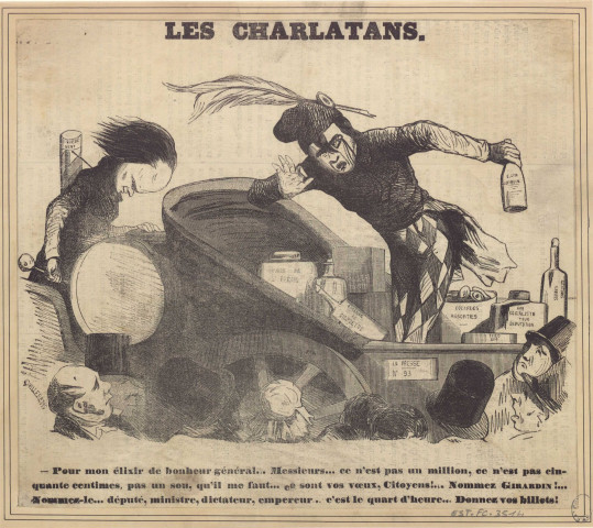 Les charlatans. [image fixe] / Quillenbois 1850