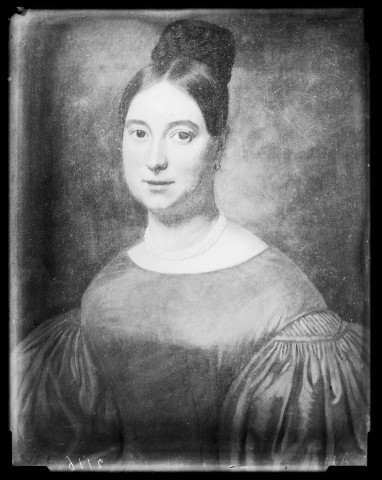 Reproduction d'un portrait d'une femme