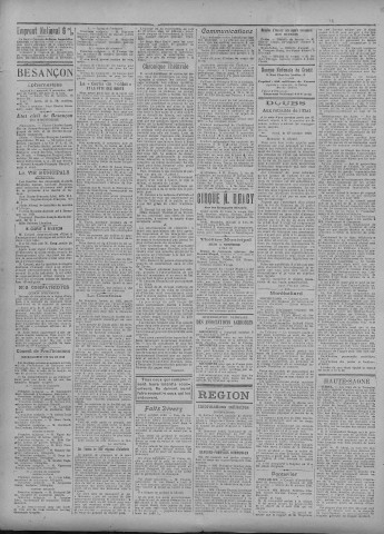 03/11/1920 - La Dépêche républicaine de Franche-Comté [Texte imprimé]