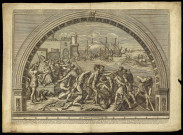 In tertio conclavi [image fixe] / Raph.Sanct. Urb. Inu. in Pal. Vat ; Fran Aquila del et incid  ; Romae Typis Dominici de Rossi : Domenico de Rossi, 1696?/1740?