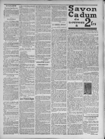01/04/1924 - La Dépêche républicaine de Franche-Comté [Texte imprimé]