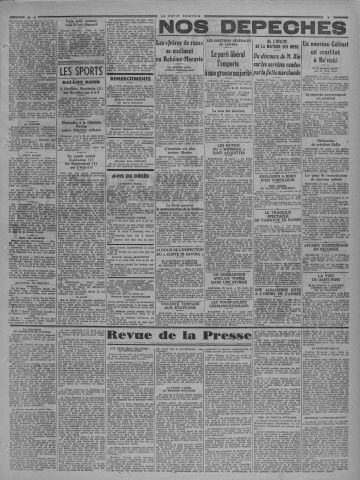 28/03/1940 - Le petit comtois [Texte imprimé] : journal républicain démocratique quotidien