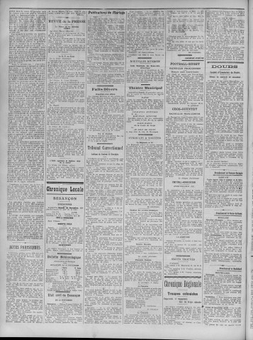 23/11/1912 - La Dépêche républicaine de Franche-Comté [Texte imprimé]