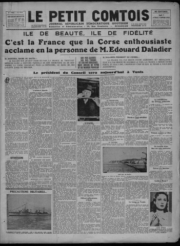 02/01/1939 - Le petit comtois [Texte imprimé] : journal républicain démocratique quotidien