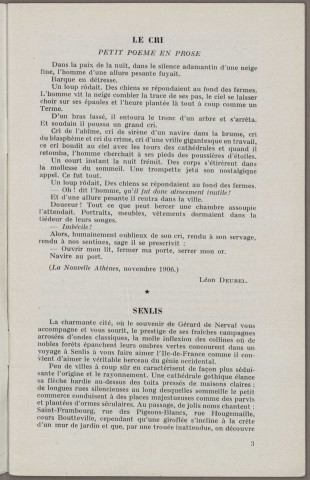 01/1931 - Bulletin / Société des amis de Léon Deubel