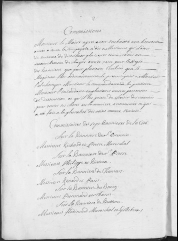 Registre des délibérations municipales 1er janvier - 31 décembre 1707