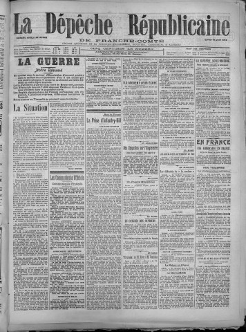 18/06/1917 - La Dépêche républicaine de Franche-Comté [Texte imprimé]
