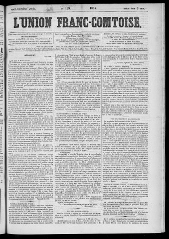 02/06/1874 - L'Union franc-comtoise [Texte imprimé]