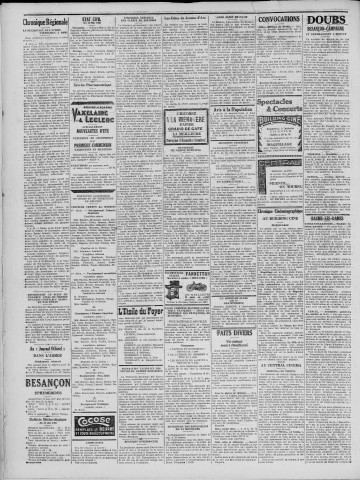 14/05/1933 - La Dépêche républicaine de Franche-Comté [Texte imprimé]