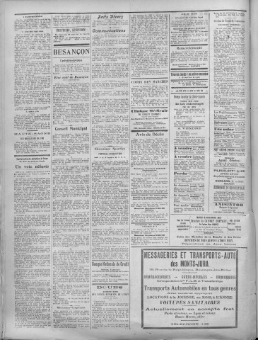 14/11/1919 - La Dépêche républicaine de Franche-Comté [Texte imprimé]