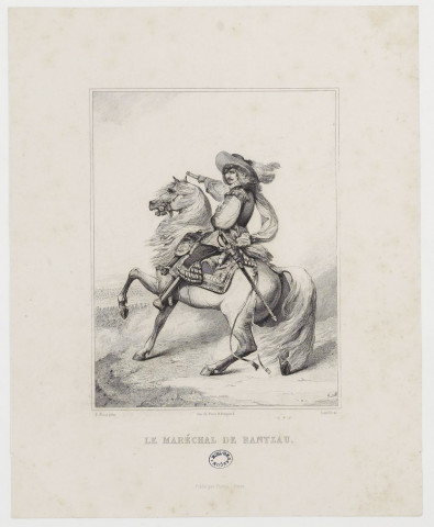 Le Maréchal de Rantzau / P. Allaux pinx. ; Laville sc. ; Imp. de Finot & Bougeard.- : Finot et Bougeard