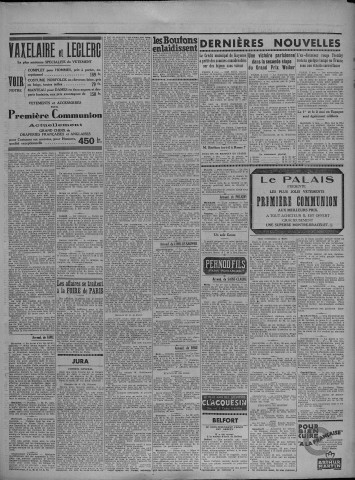 03/05/1934 - Le petit comtois [Texte imprimé] : journal républicain démocratique quotidien