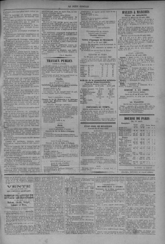 26/08/1883 - Le petit comtois [Texte imprimé] : journal républicain démocratique quotidien