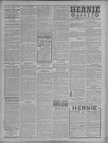 22/08/1920 - La Dépêche républicaine de Franche-Comté [Texte imprimé]