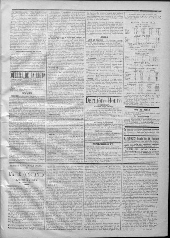 16/05/1887 - La Franche-Comté : journal politique de la région de l'Est
