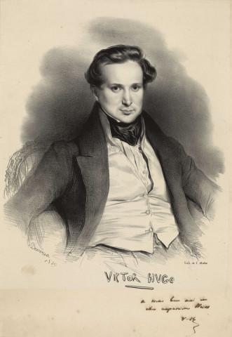 Victor Hugo [image fixe] / Deveria 1829 - Lith. C. Motte , Paris, 1829