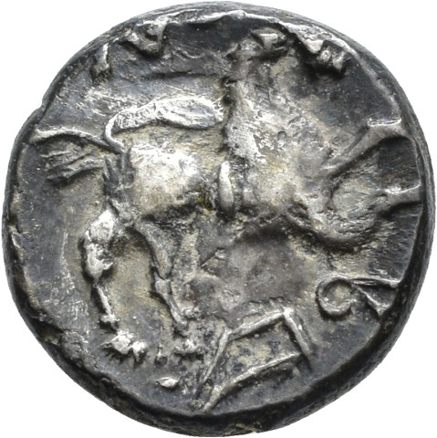 A.X52LAV.23 - pièce de monnaie ; quinaire