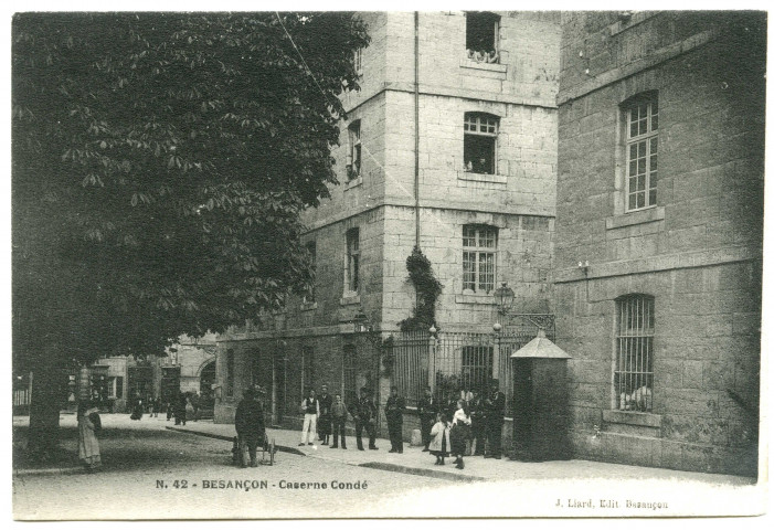 Besançon. Caserne Condé [image fixe] , Besançon : J. Liard, 1901/1908