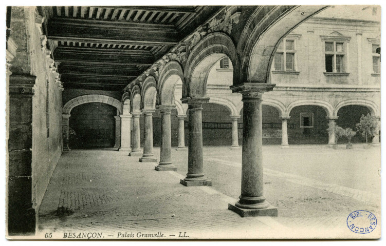 Besançon - Palais Granvelle. [image fixe] , Besançon : LL., 1900/1905