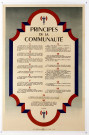 Principes de la Communauté, affiche