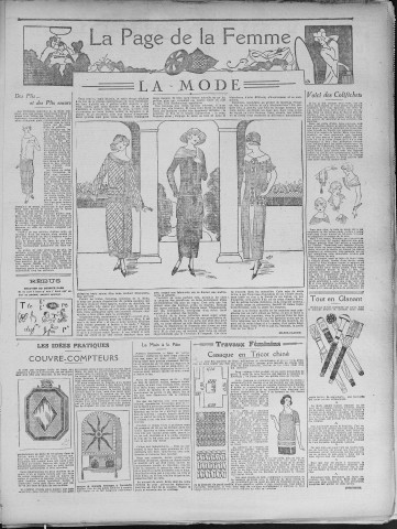 13/03/1924 - La Dépêche républicaine de Franche-Comté [Texte imprimé]