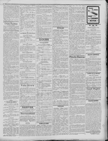 11/07/1932 - La Dépêche républicaine de Franche-Comté [Texte imprimé]