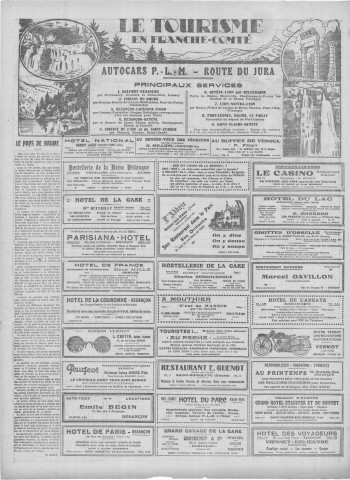 08/07/1927 - Le petit comtois [Texte imprimé] : journal républicain démocratique quotidien