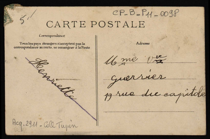 Une pensée de Besançon [image fixe] , Paris : E. L. D., 1904/1907