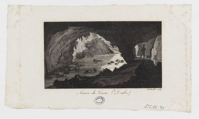 Source du Lison [estampe] : Doubs / Couché fils sculpsit , [S.l.] : [s.n.], [1782-1849]
