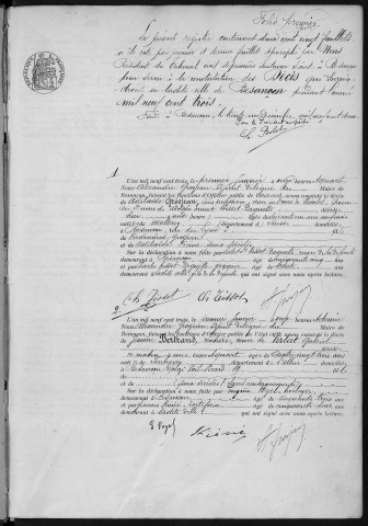 Registre des décès, 1903