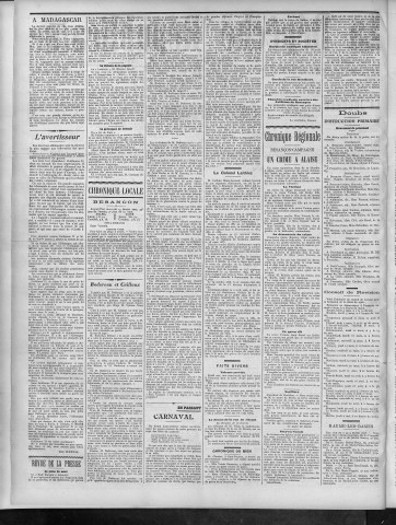 13/02/1907 - La Dépêche républicaine de Franche-Comté [Texte imprimé]