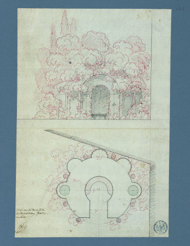 Volière exécutée dans les jardins de M. de Richebourg, intendant des Postes / Pierre-Adrien Pâris , [S.l.] : [P.-A. Pâris], [1700-1800]