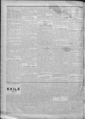 20/08/1893 - La Franche-Comté : journal politique de la région de l'Est