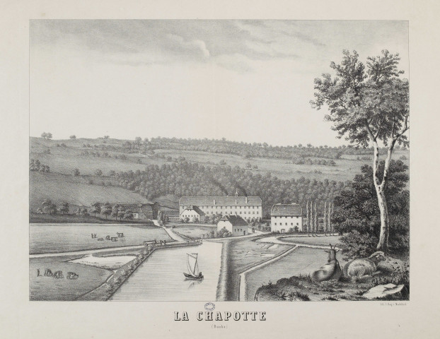 La Chapotte (Doubs) [estampe] / Lith. L. Haag à Montbéliard , [S.l.] : [s.n.], [1800-1899]