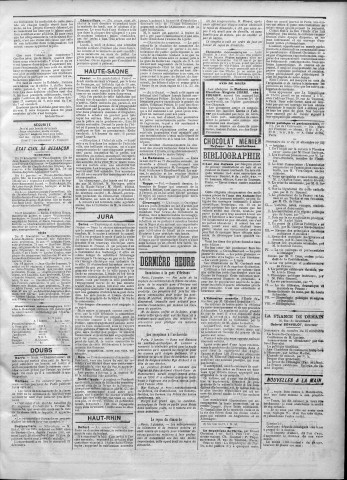 02/01/1899 - La Franche-Comté : journal politique de la région de l'Est