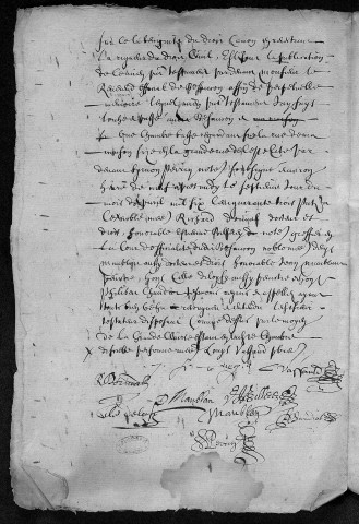 Ms 1296-13 - Testaments provenant de l'officialité de Besançon : 1653/1655