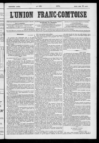 12/08/1875 - L'Union franc-comtoise [Texte imprimé]
