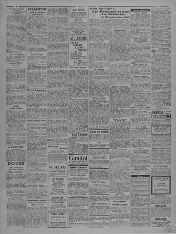 12/06/1943 - Le petit comtois [Texte imprimé] : journal républicain démocratique quotidien