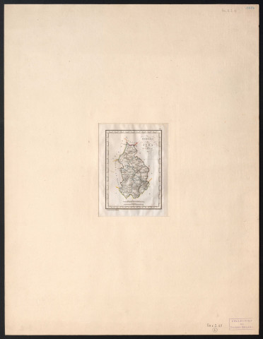 Département du Jura par A. M. Perrot. Le plan gravé par Thierry. 40 kilomètres.. [Document cartographique] , 1824