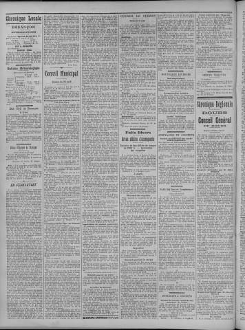 26/04/1911 - La Dépêche républicaine de Franche-Comté [Texte imprimé]