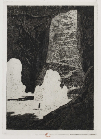 [Bloc de glace, Grotte de la Glacière] [estampe] / [par] G. Coindre , [S.l.] : [s.n.], 1874