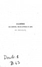 01/01/1866 - Mémoires de l'Académie des sciences, belles-lettres et arts de Besançon [Texte imprimé]