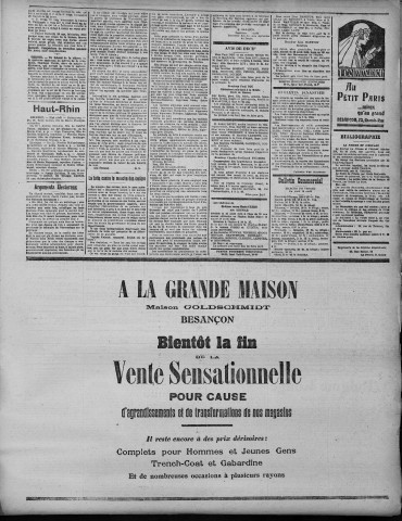 23/04/1928 - La Dépêche républicaine de Franche-Comté [Texte imprimé]