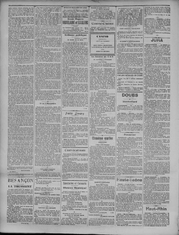 02/11/1928 - La Dépêche républicaine de Franche-Comté [Texte imprimé]