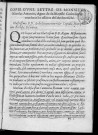 Copie d'une lettre de Monsieur Nicolas Antonio, agent de Sa Majesté catholique,. touchant les affaires de l'archevêché [de Besançon]